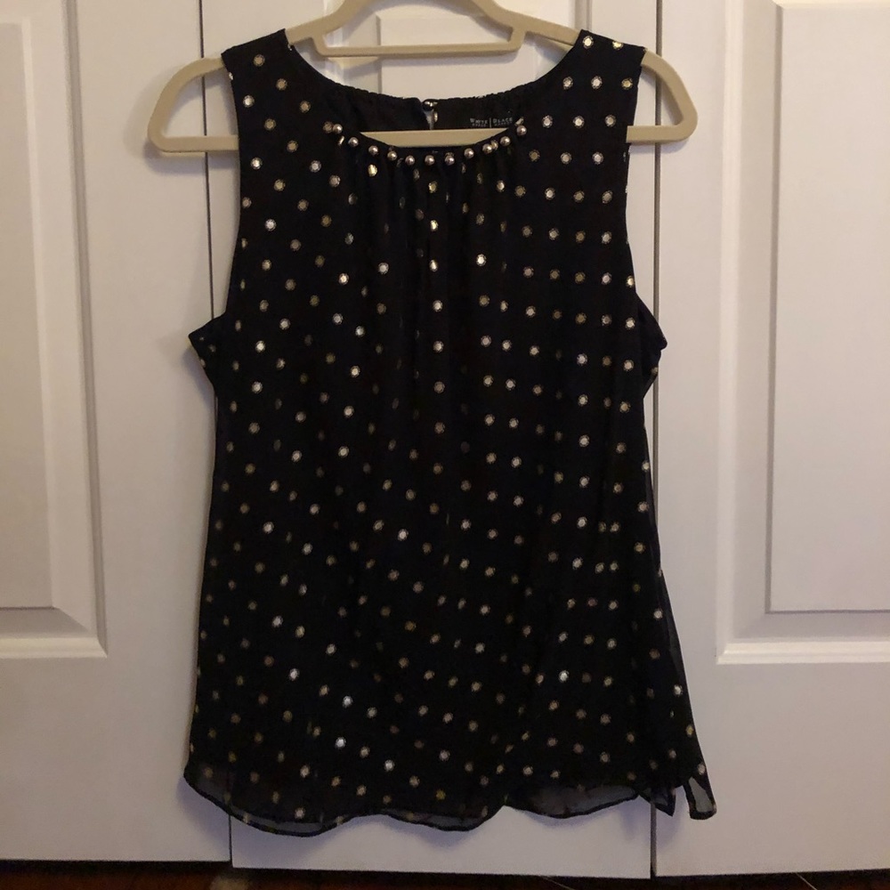 White House Black Market Sleeveless Blouse